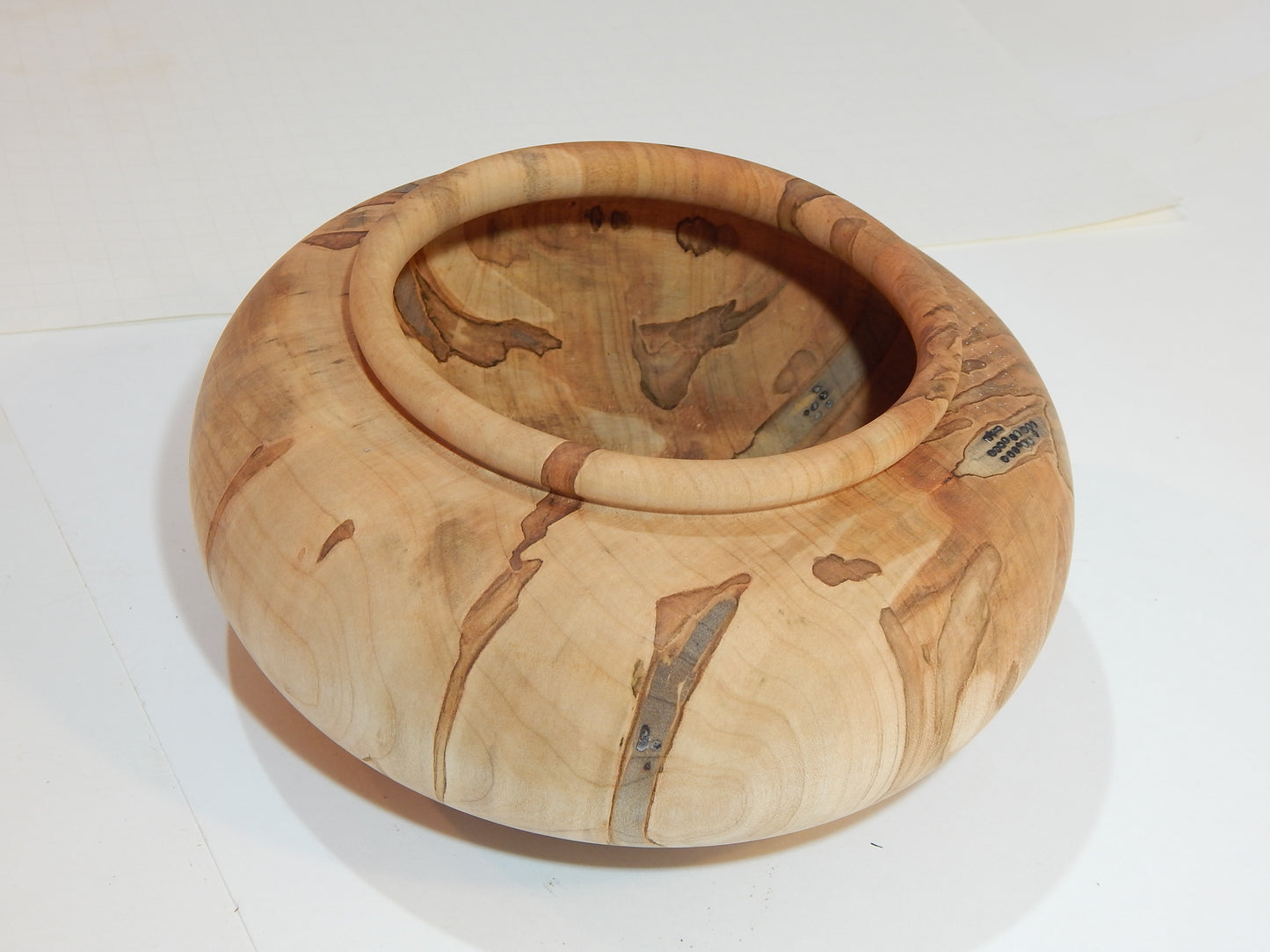 Maple Bowl, Handmade Lathe Turned Box, Artisan Crafted