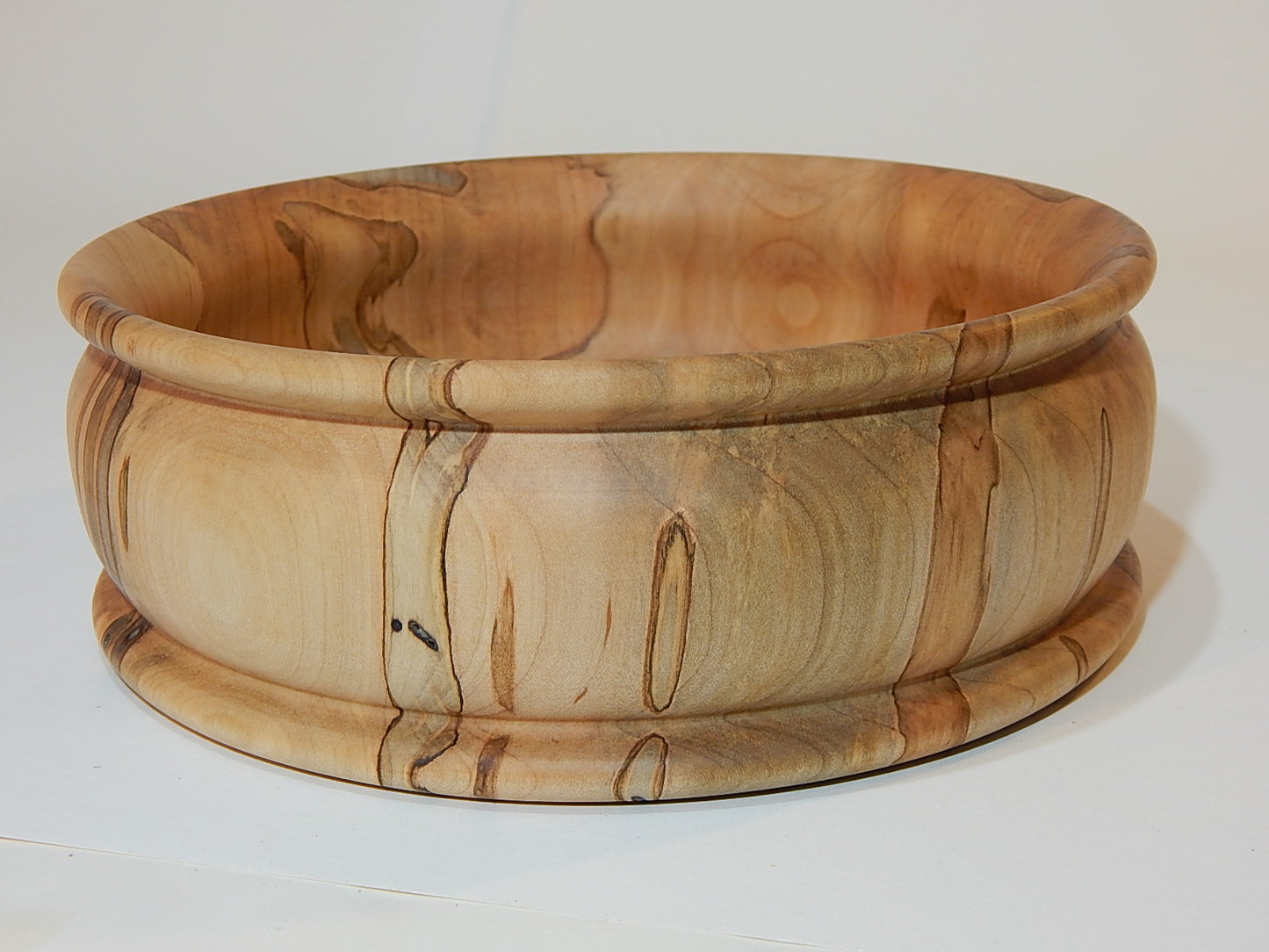 Maple Bowl, Handmade Lathe Turned Box, Artisan Crafted