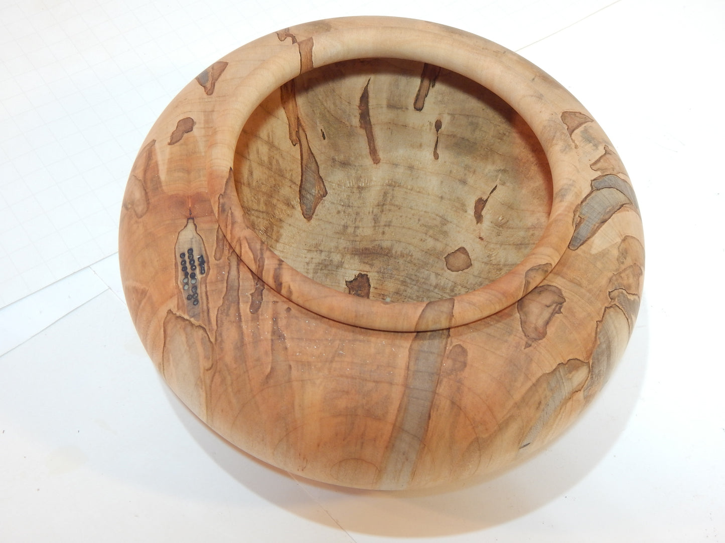 Maple Bowl, Handmade Lathe Turned Box, Artisan Crafted