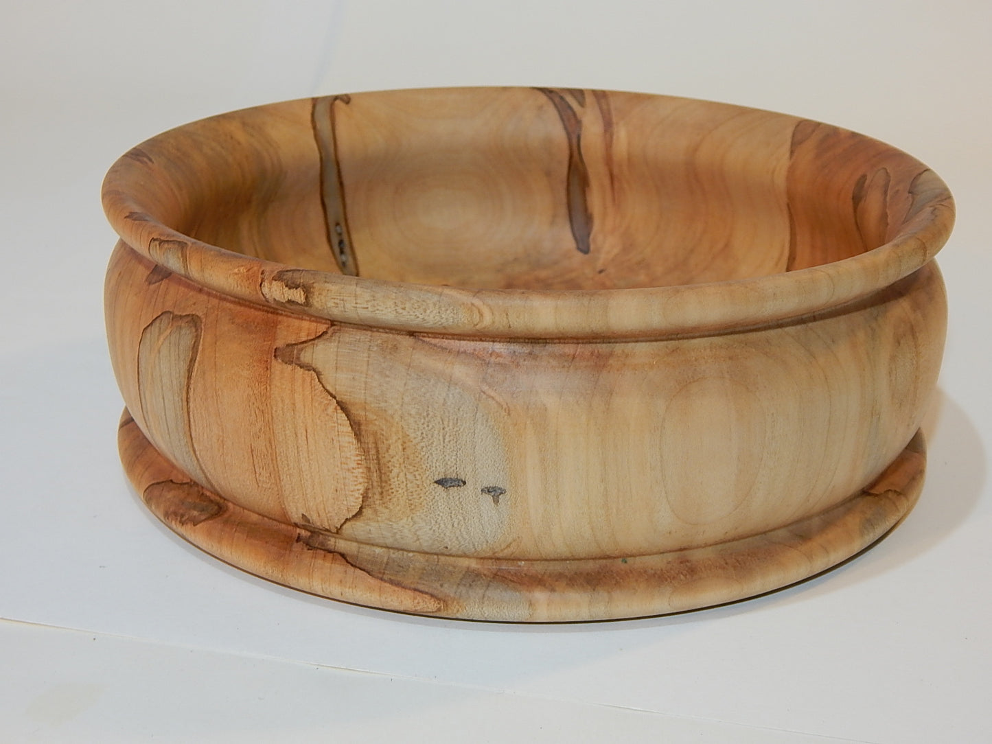 Maple Bowl, Handmade Lathe Turned Box, Artisan Crafted
