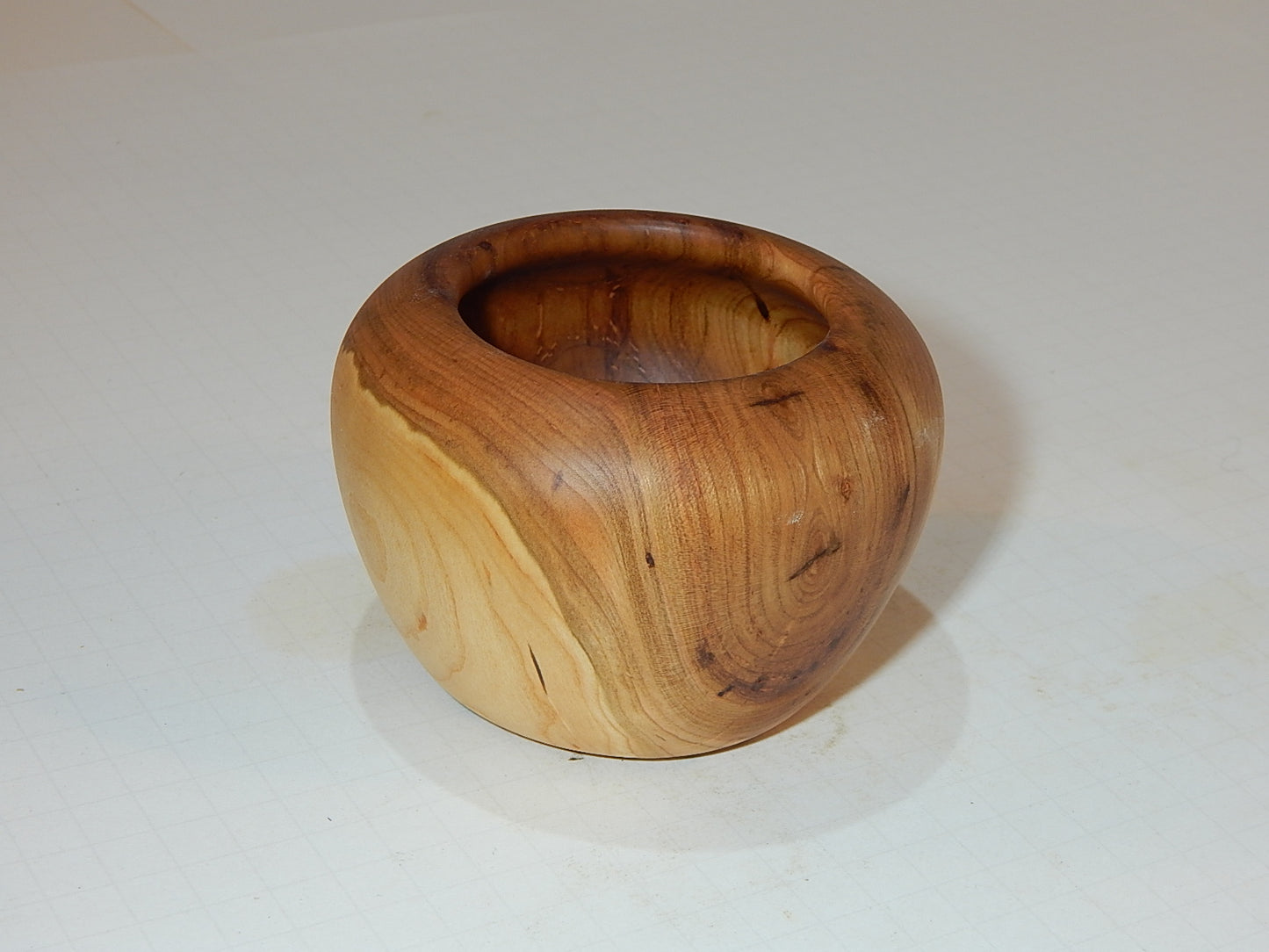 Wild Cherry Bowl, Handmade Lathe Turned, Artisan Crafted