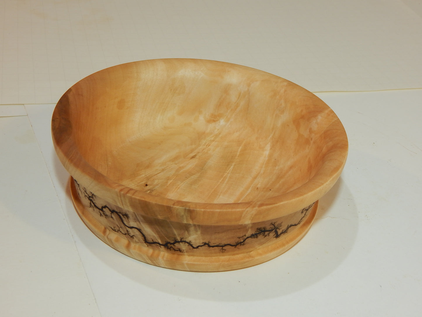 Maple Bowl, Handmade Lathe Turned Box, Artisan Crafted