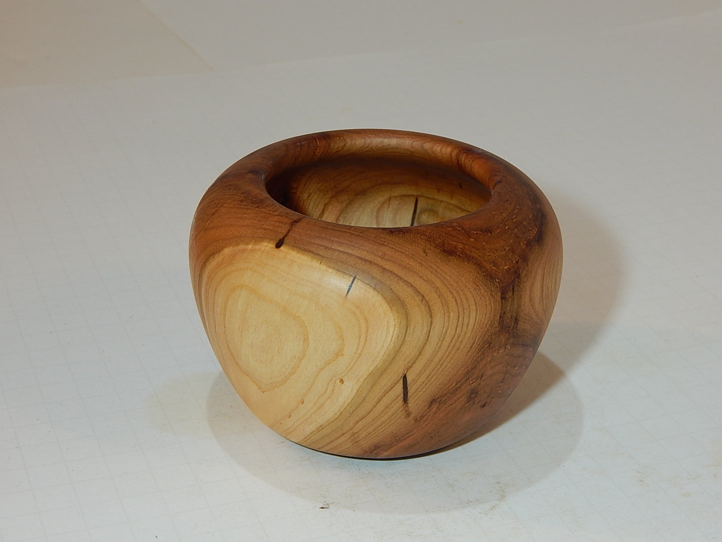 Wild Cherry Bowl, Handmade Lathe Turned, Artisan Crafted