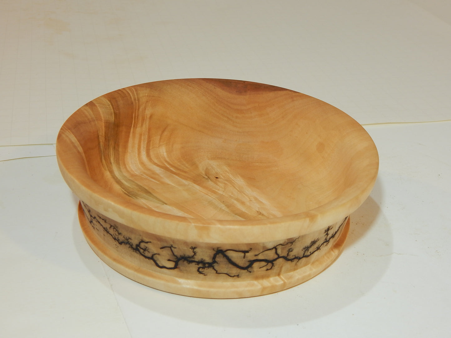 Maple Bowl, Handmade Lathe Turned Box, Artisan Crafted