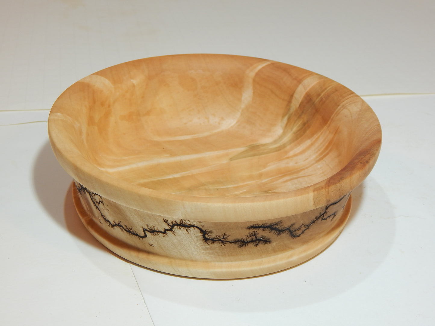 Maple Bowl, Handmade Lathe Turned Box, Artisan Crafted
