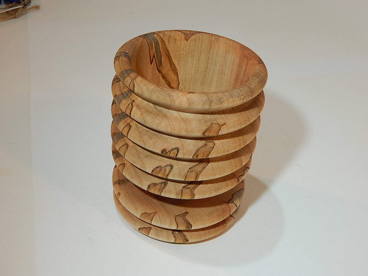 Maple Bowl, Handmade Lathe Turned Box, Artisan Crafted