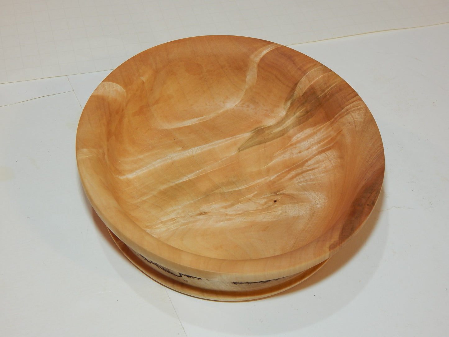 Maple Bowl, Handmade Lathe Turned Box, Artisan Crafted