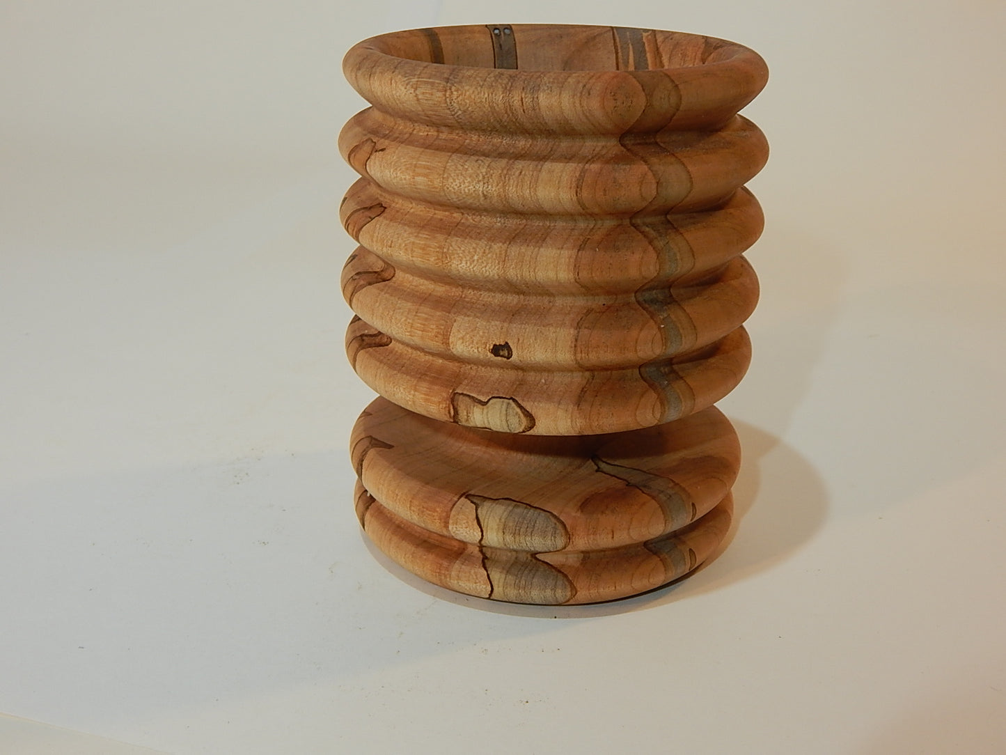 Maple Bowl, Handmade Lathe Turned Box, Artisan Crafted