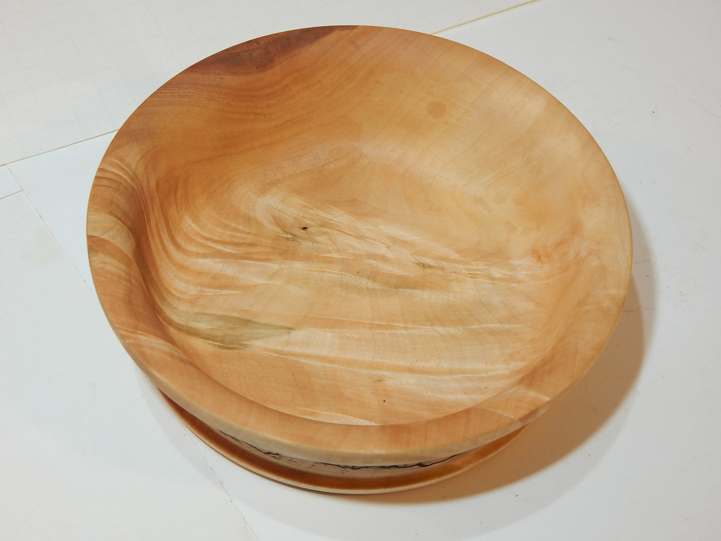 Maple Bowl, Handmade Lathe Turned Box, Artisan Crafted