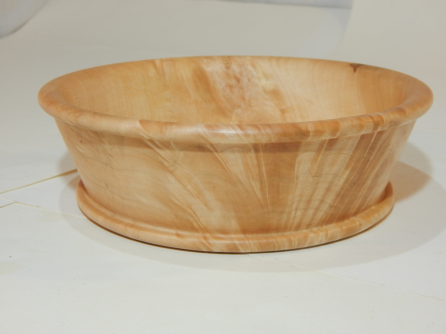Maple Bowl, Handmade Lathe Turned Box, Artisan Crafted