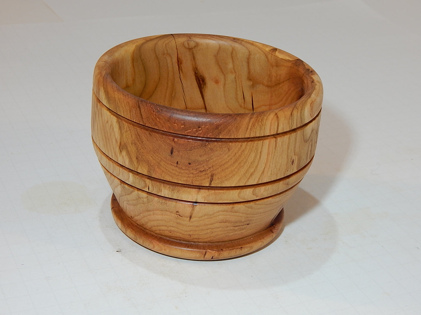 Wild Cherry Bowl, Handmade Lathe Turned, Artisan Crafted