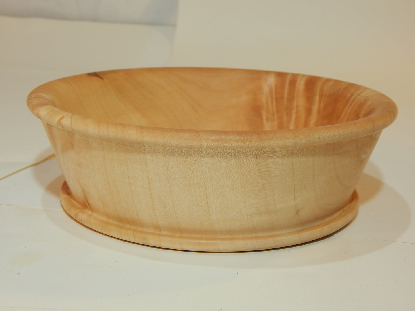 Maple Bowl, Handmade Lathe Turned Box, Artisan Crafted