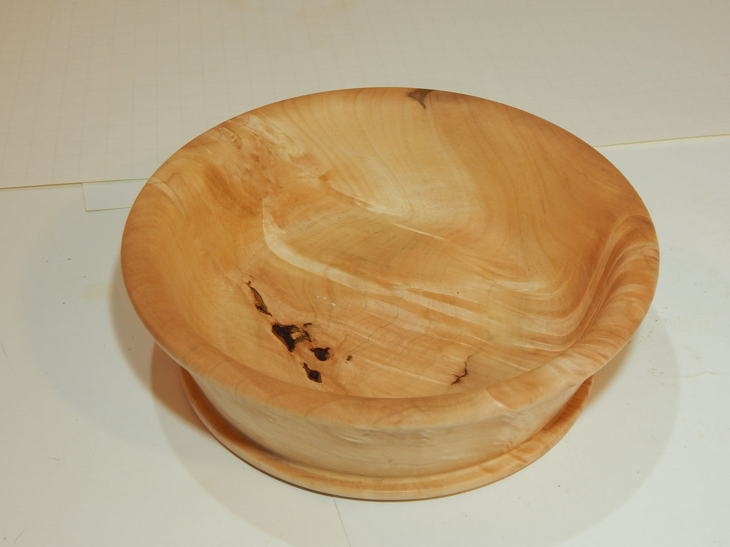 Maple Bowl, Handmade Lathe Turned Box, Artisan Crafted