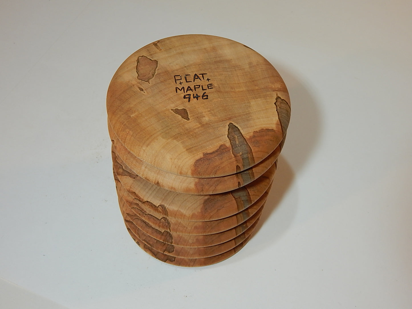 Maple Bowl, Handmade Lathe Turned Box, Artisan Crafted