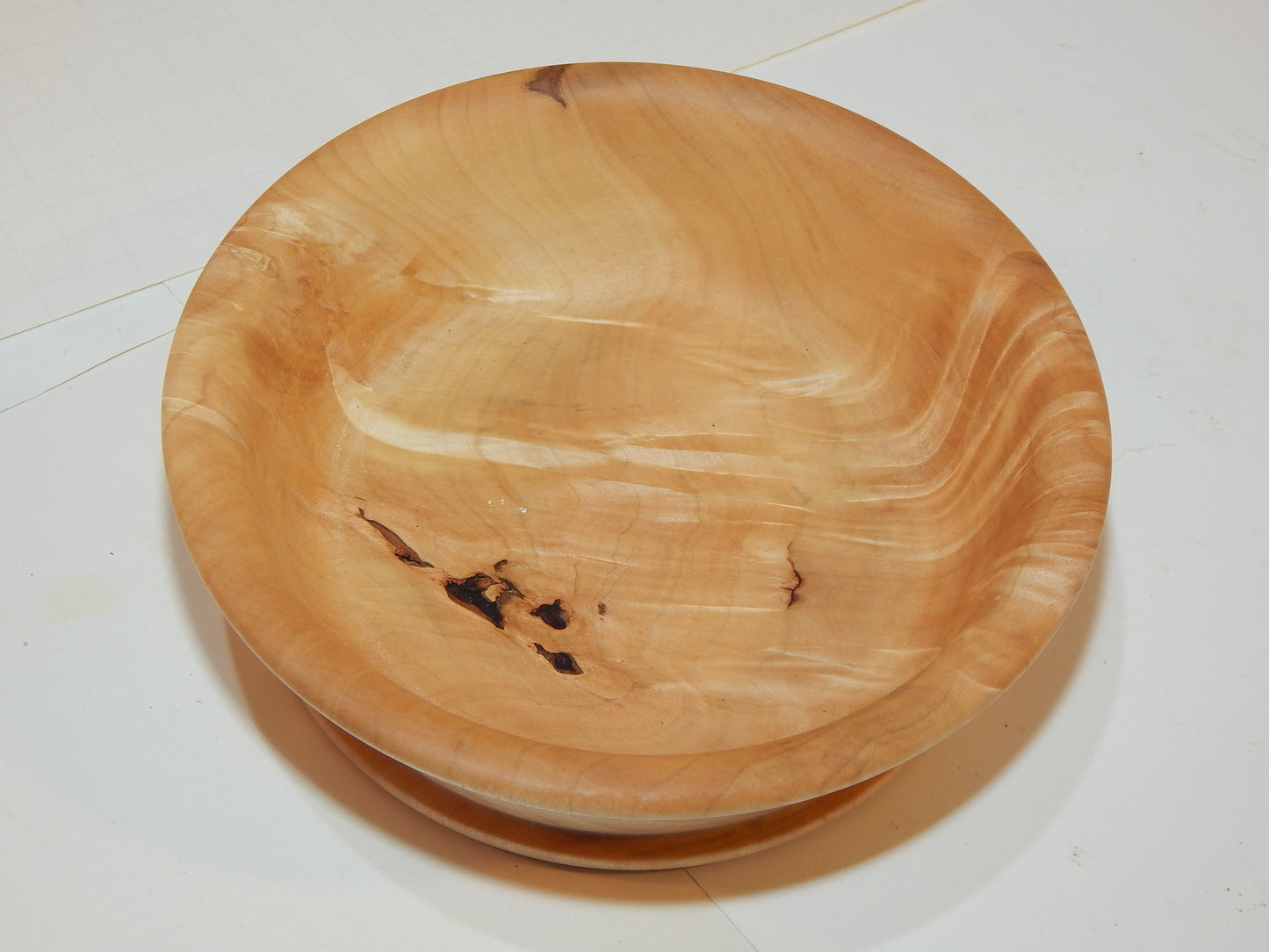 Maple Bowl, Handmade Lathe Turned Box, Artisan Crafted