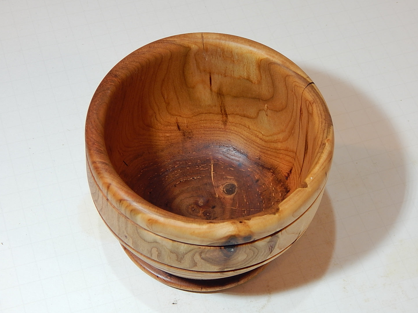 Wild Cherry Bowl, Handmade Lathe Turned, Artisan Crafted