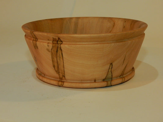 Maple Bowl, Handmade Lathe Turned Box, Artisan Crafted