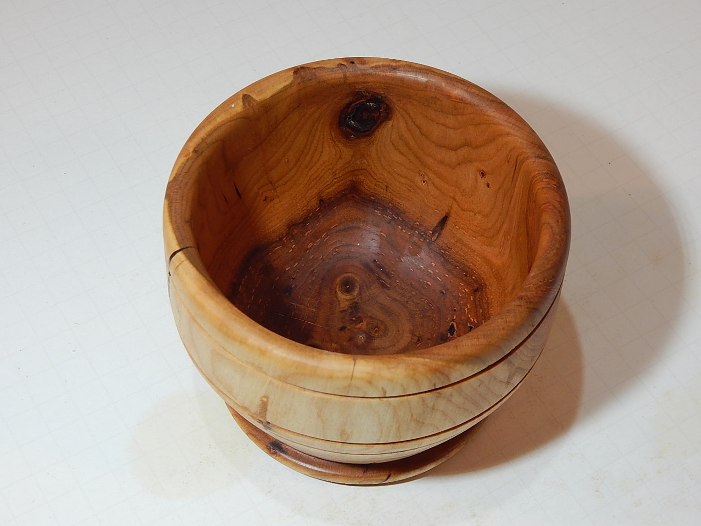 Wild Cherry Bowl, Handmade Lathe Turned, Artisan Crafted