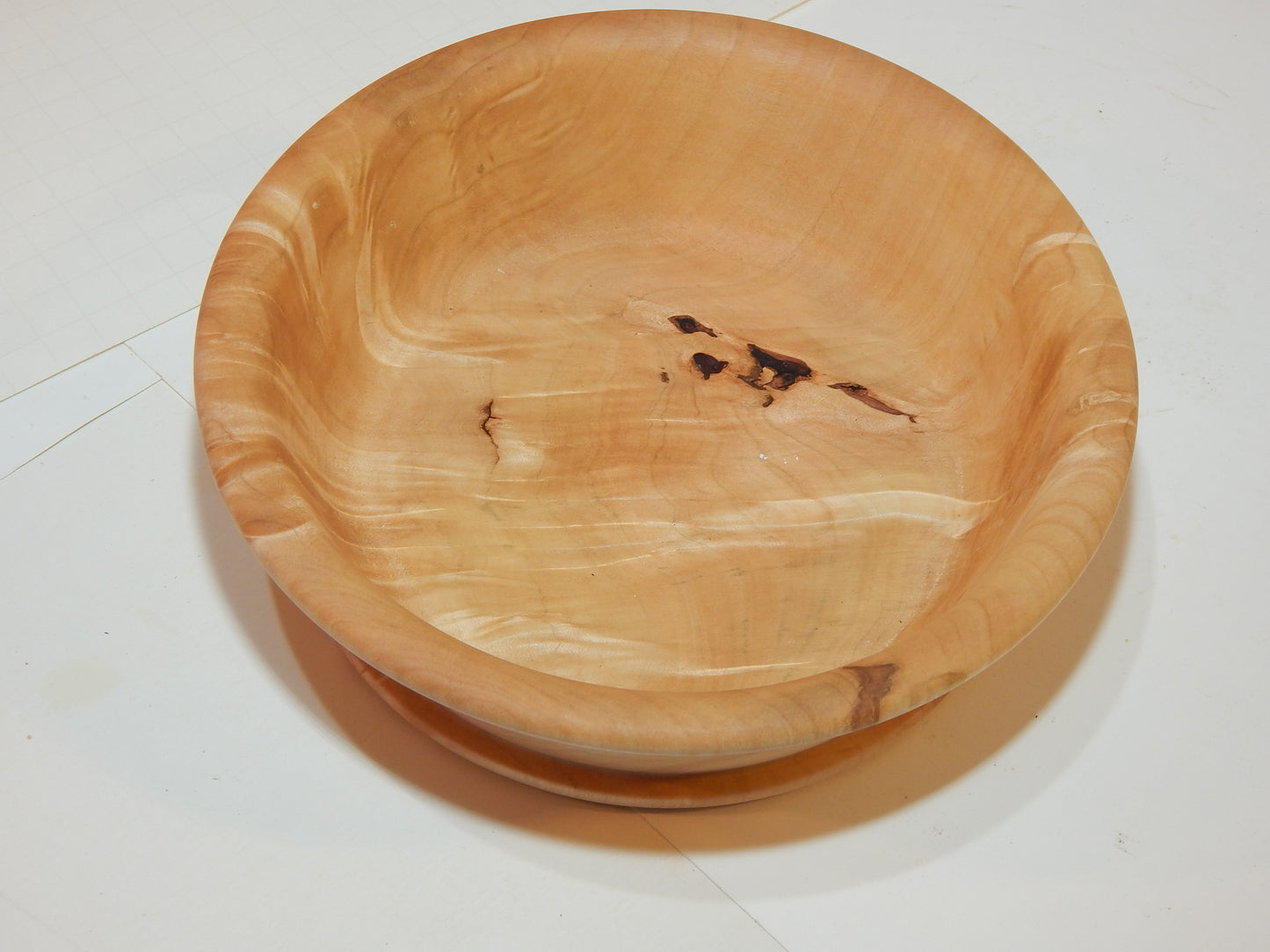 Maple Bowl, Handmade Lathe Turned Box, Artisan Crafted