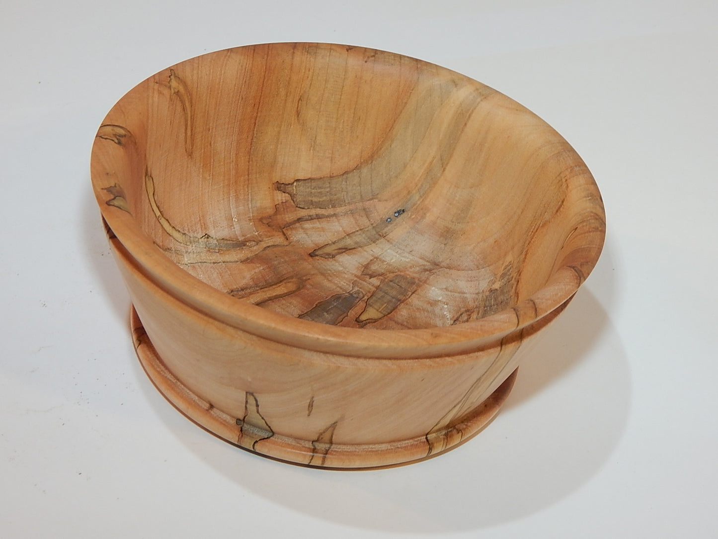 Maple Bowl, Handmade Lathe Turned Box, Artisan Crafted