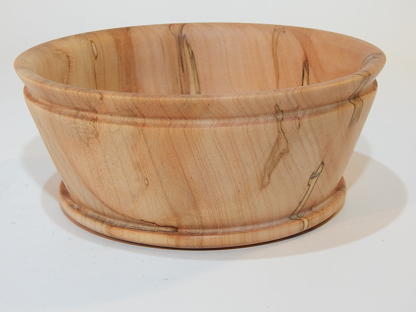 Maple Bowl, Handmade Lathe Turned Box, Artisan Crafted