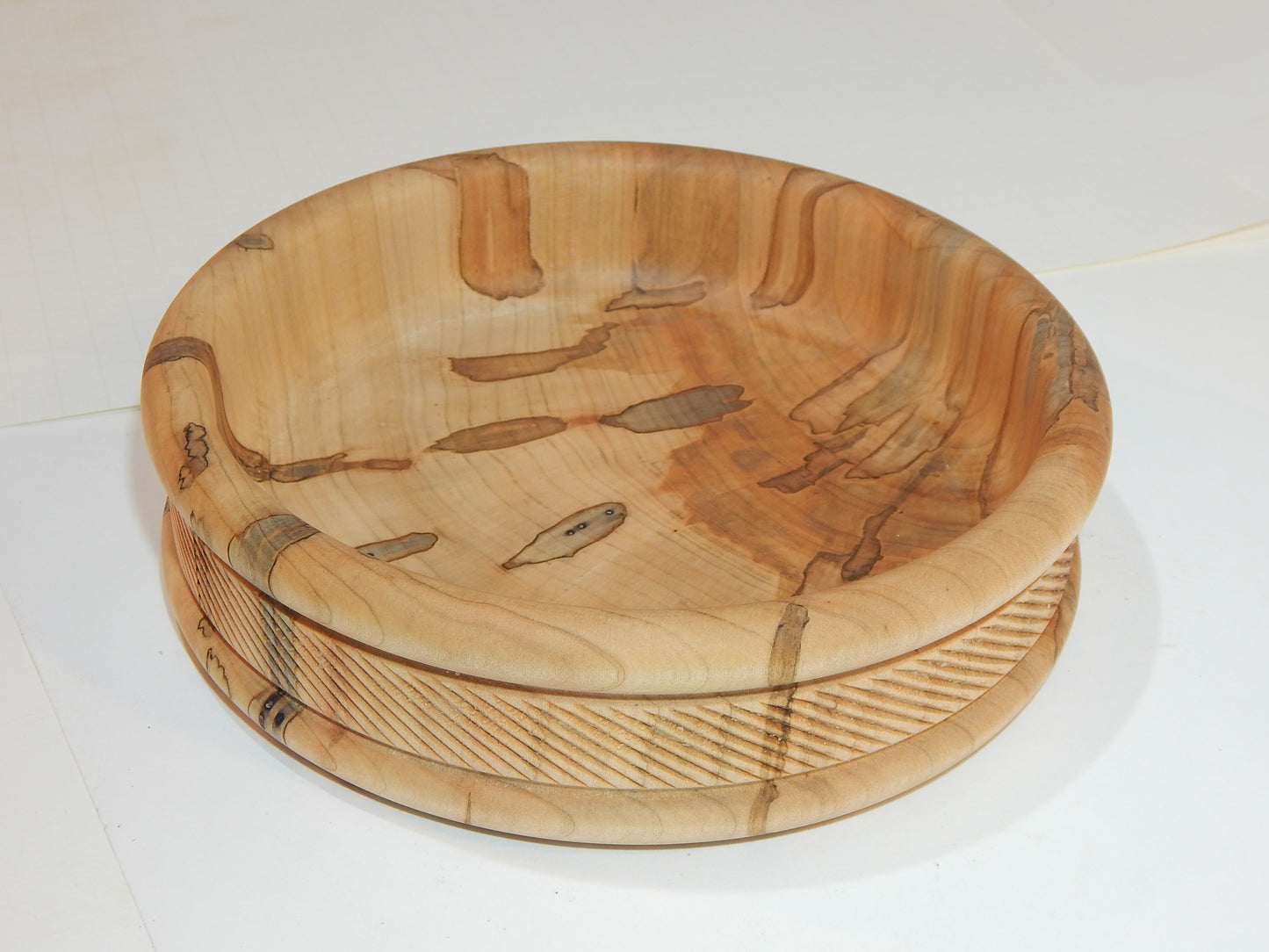 Maple Bowl, Handmade Lathe Turned Box, Artisan Crafted
