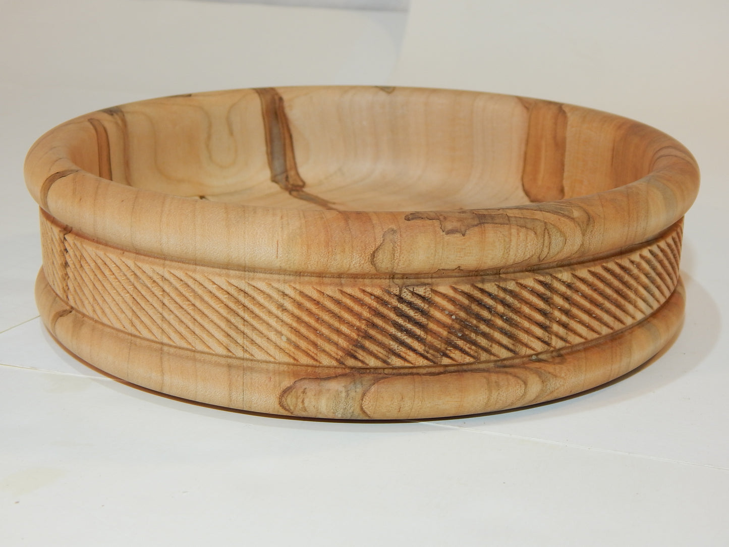 Maple Bowl, Handmade Lathe Turned Box, Artisan Crafted