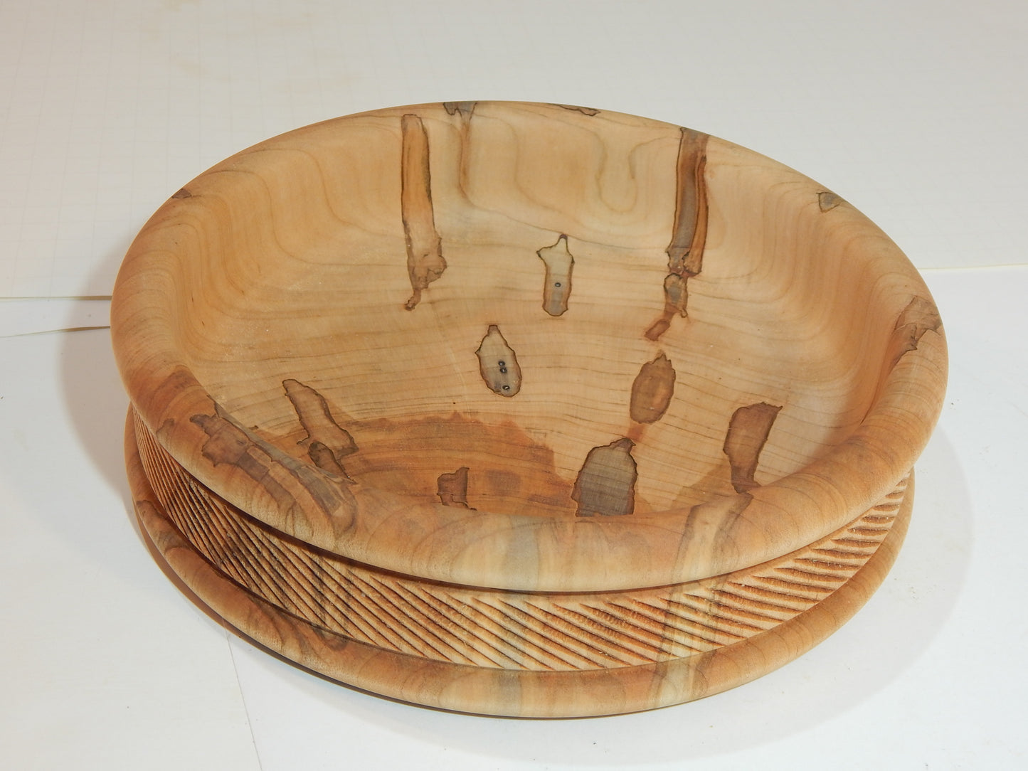 Maple Bowl, Handmade Lathe Turned Box, Artisan Crafted