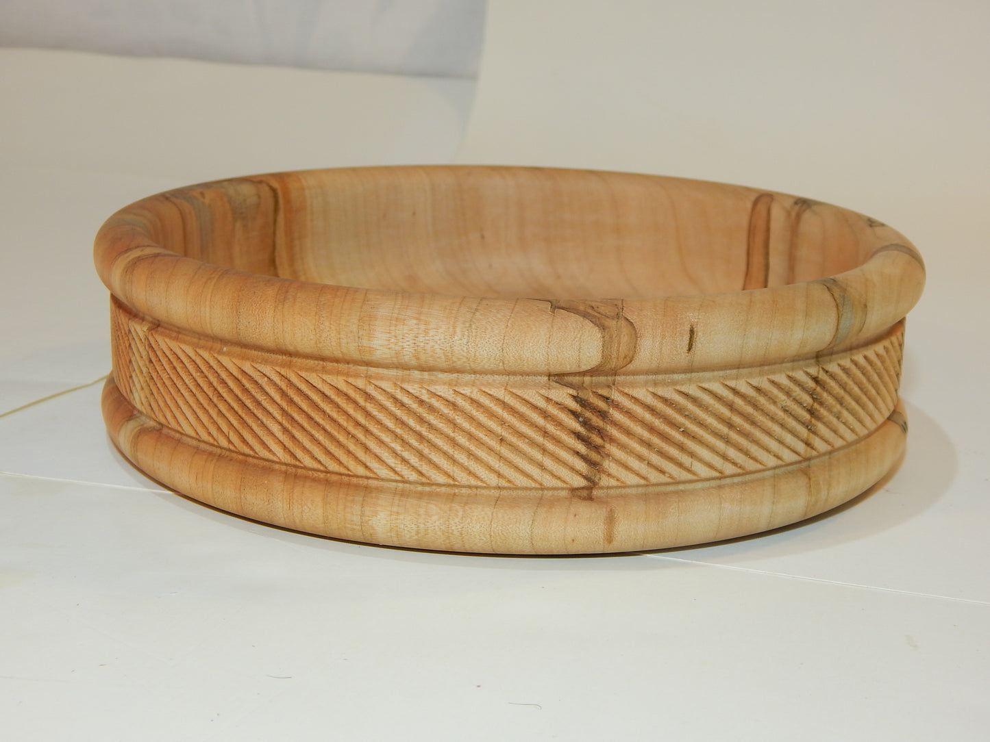 Maple Bowl, Handmade Lathe Turned Box, Artisan Crafted