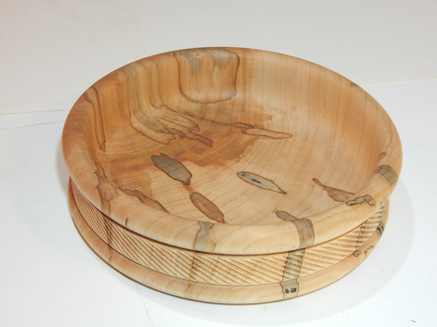 Maple Bowl, Handmade Lathe Turned Box, Artisan Crafted