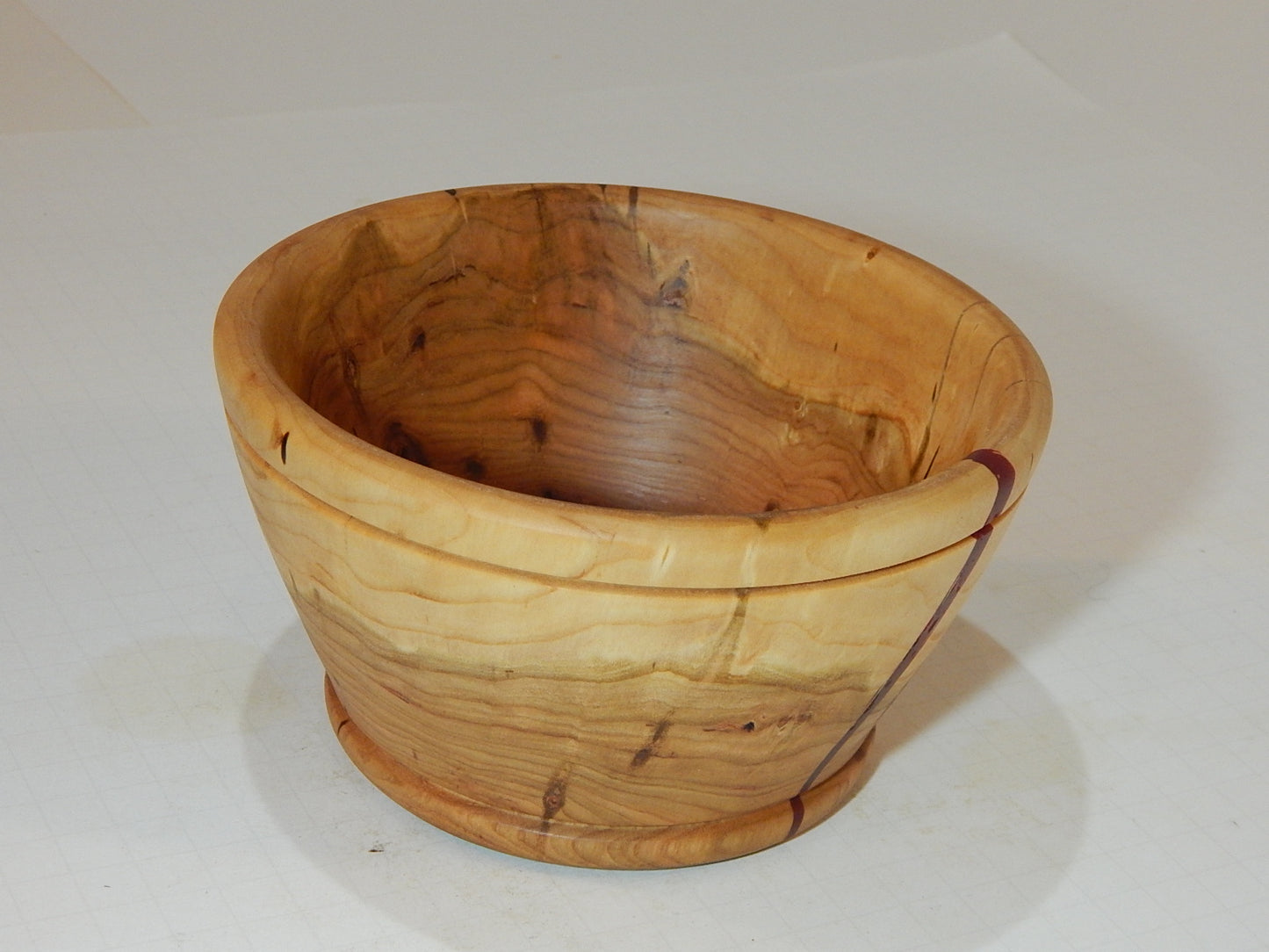 Wild Cherry Bowl, Handmade Lathe Turned, Artisan Crafted