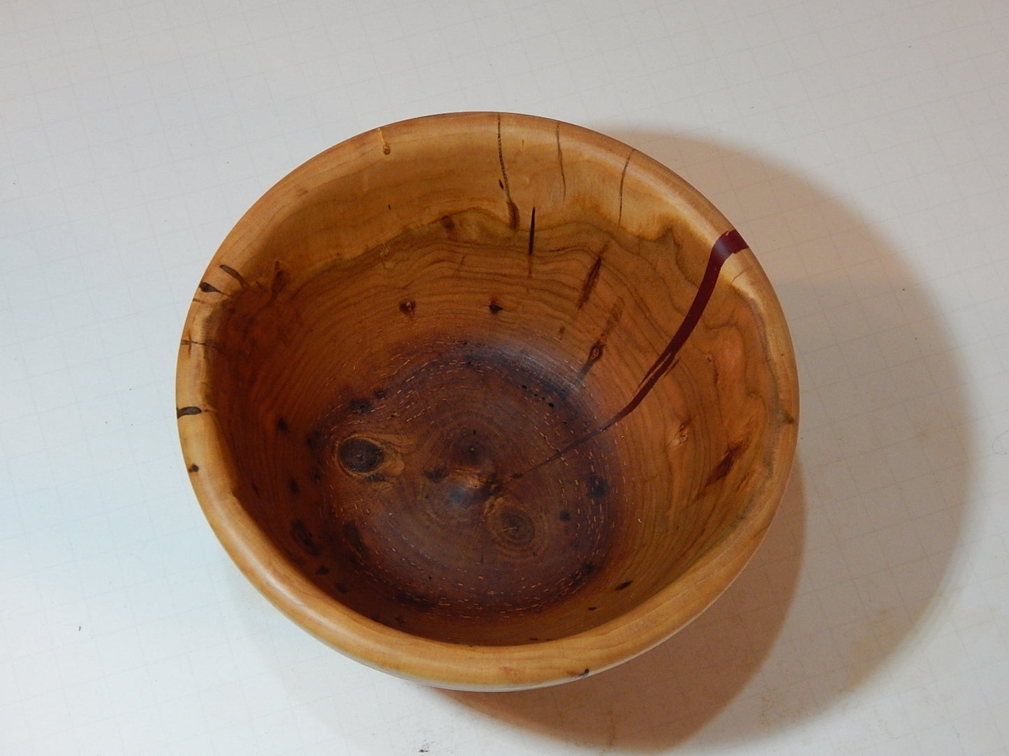 Wild Cherry Bowl, Handmade Lathe Turned, Artisan Crafted