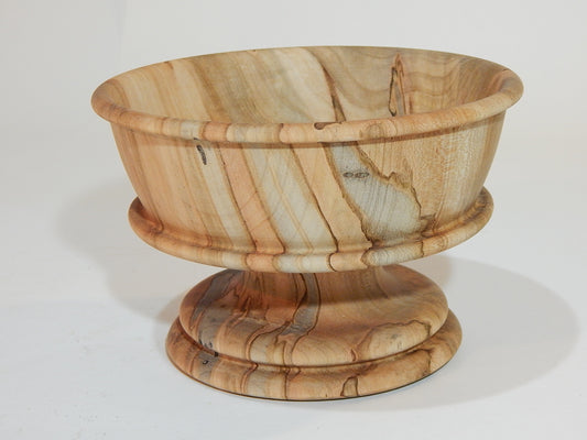 Maple Bowl, Handmade Lathe Turned Box, Artisan Crafted