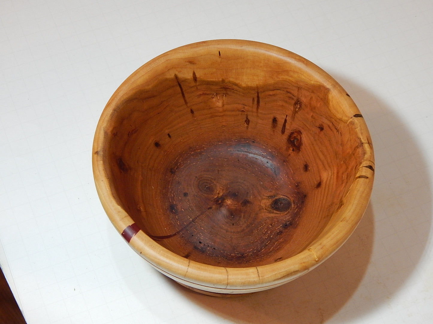 Wild Cherry Bowl, Handmade Lathe Turned, Artisan Crafted