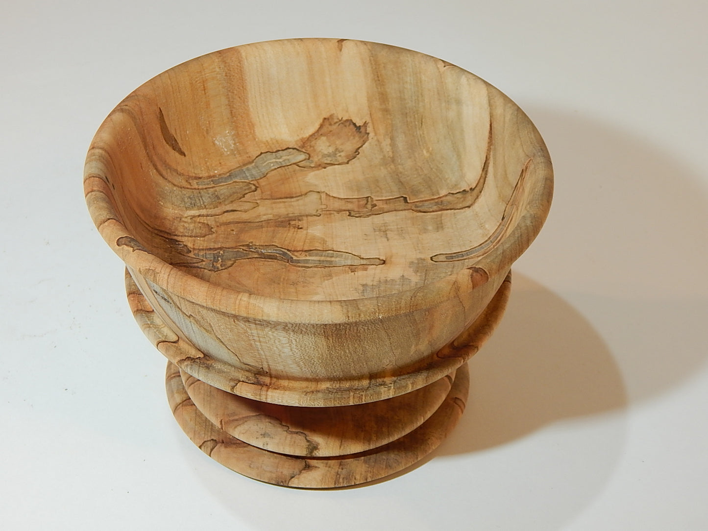 Maple Bowl, Handmade Lathe Turned Box, Artisan Crafted