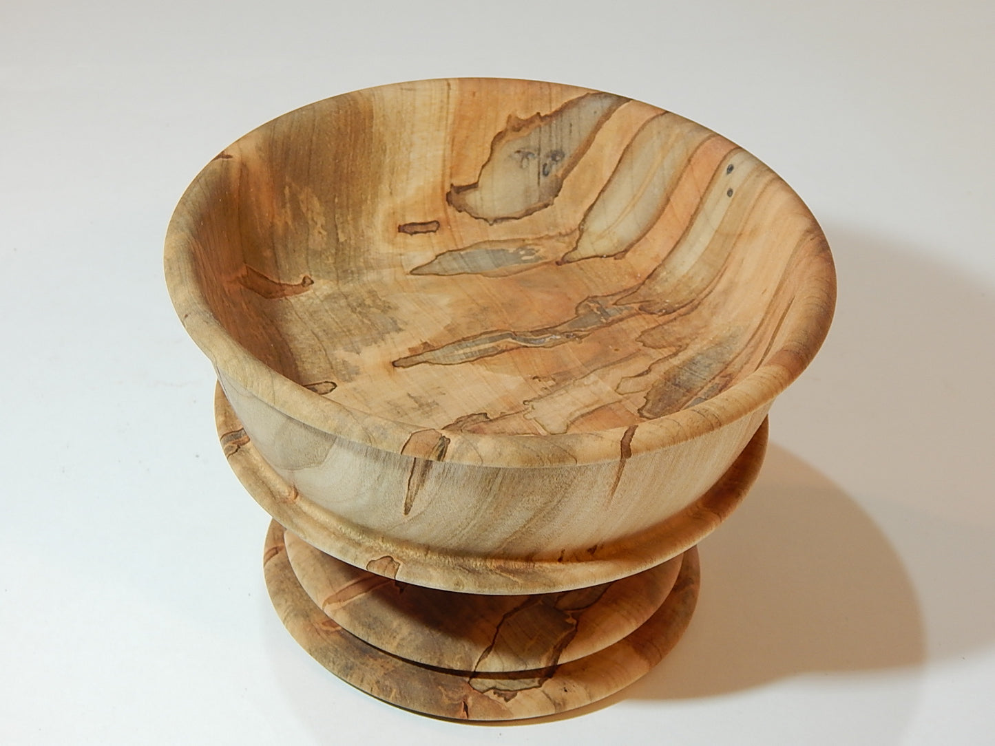 Maple Bowl, Handmade Lathe Turned Box, Artisan Crafted