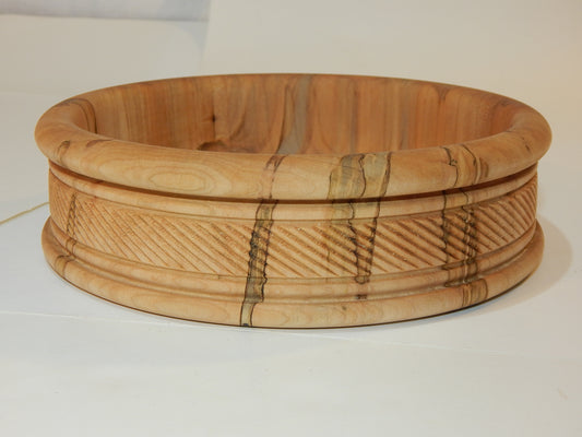 Maple Bowl, Handmade Lathe Turned Box, Artisan Crafted