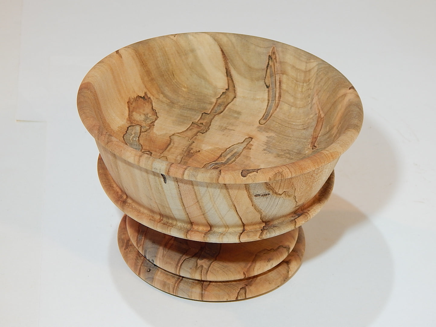Maple Bowl, Handmade Lathe Turned Box, Artisan Crafted