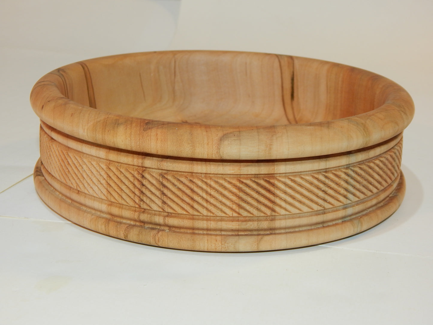 Maple Bowl, Handmade Lathe Turned Box, Artisan Crafted