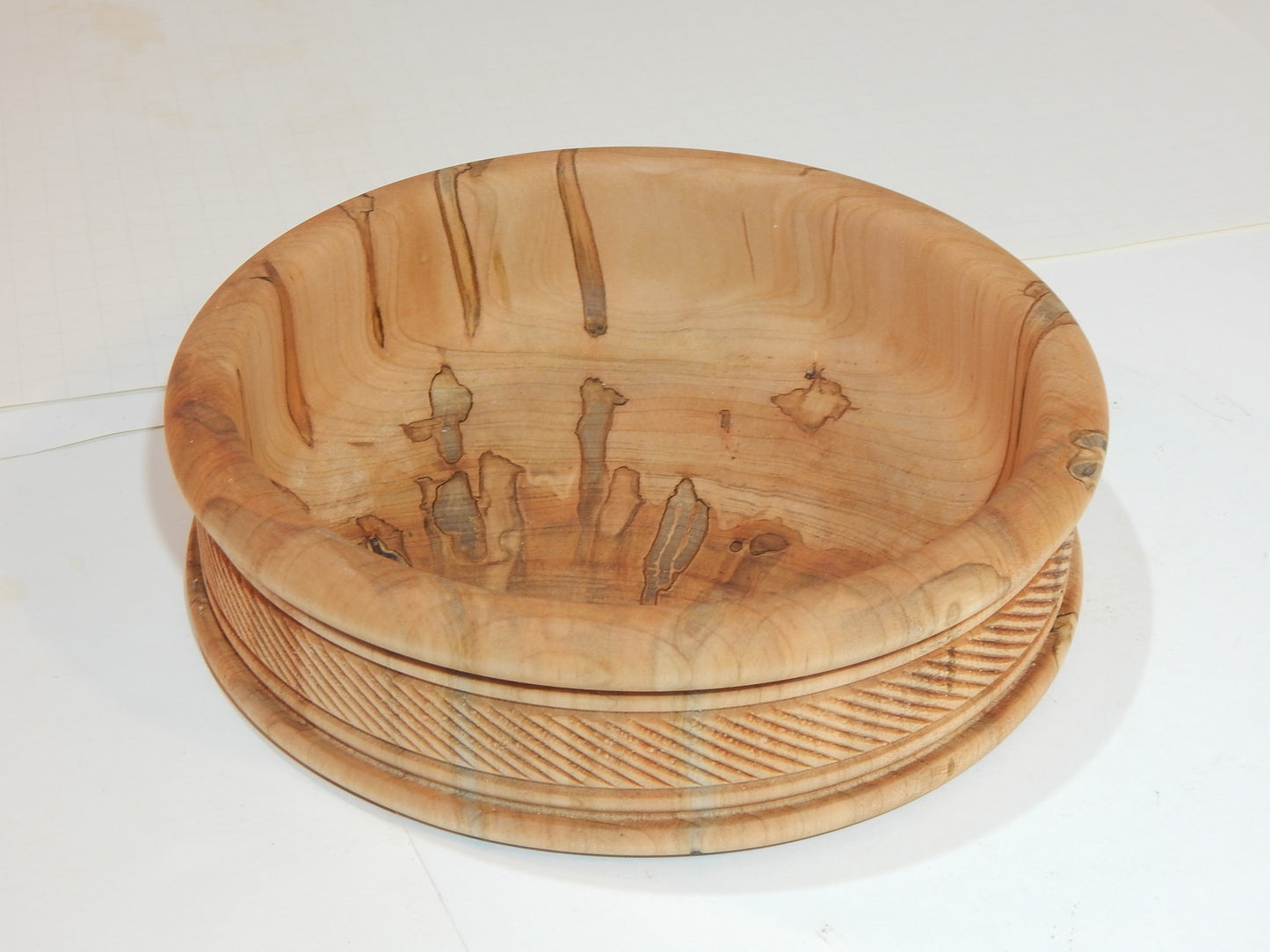 Maple Bowl, Handmade Lathe Turned Box, Artisan Crafted
