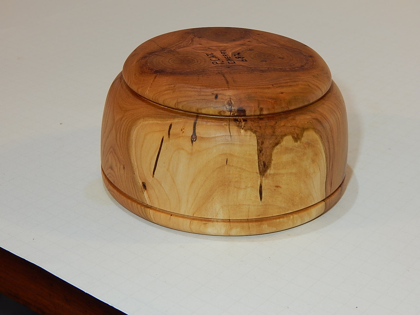 Cherry Bowl, Handmade Lathe Turned, Artisan Crafted