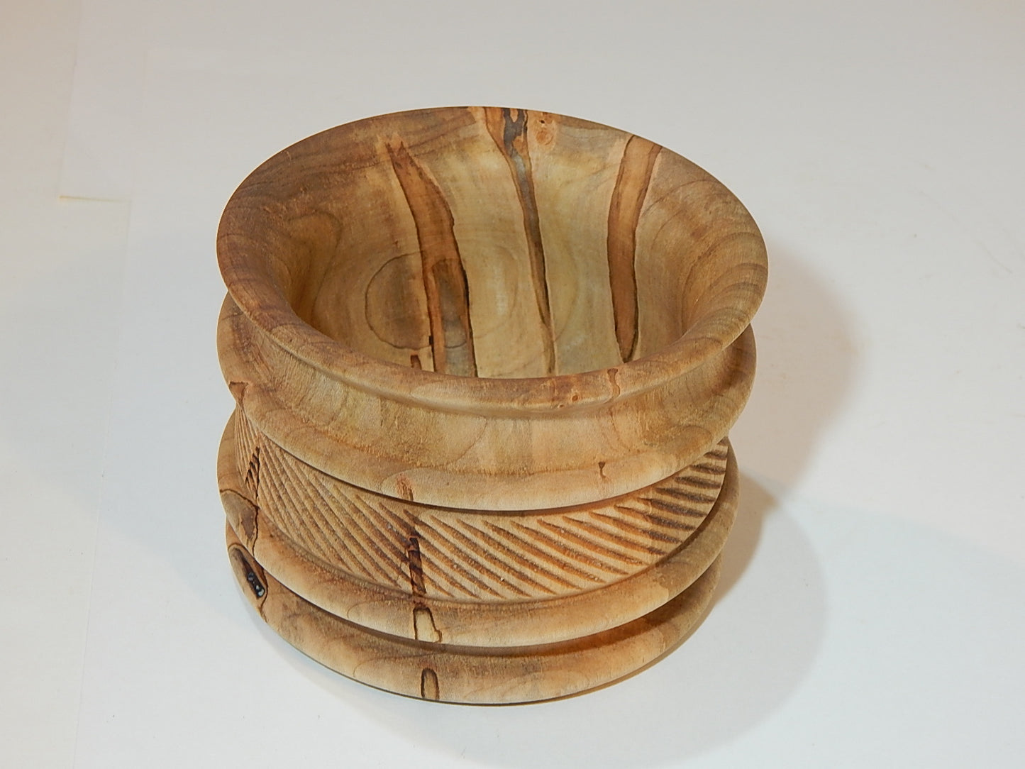 Maple Bowl, Handmade Lathe Turned Box, Artisan Crafted