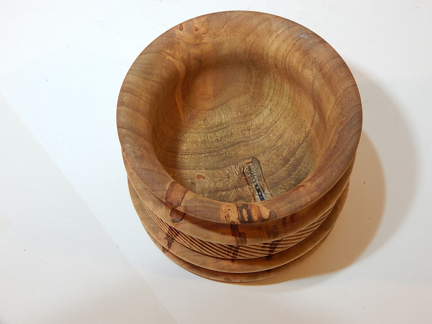 Maple Bowl, Handmade Lathe Turned Box, Artisan Crafted