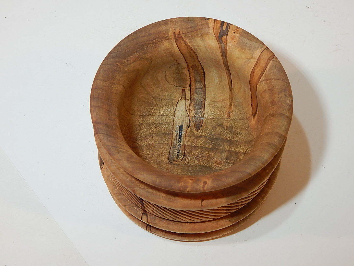 Maple Bowl, Handmade Lathe Turned Box, Artisan Crafted