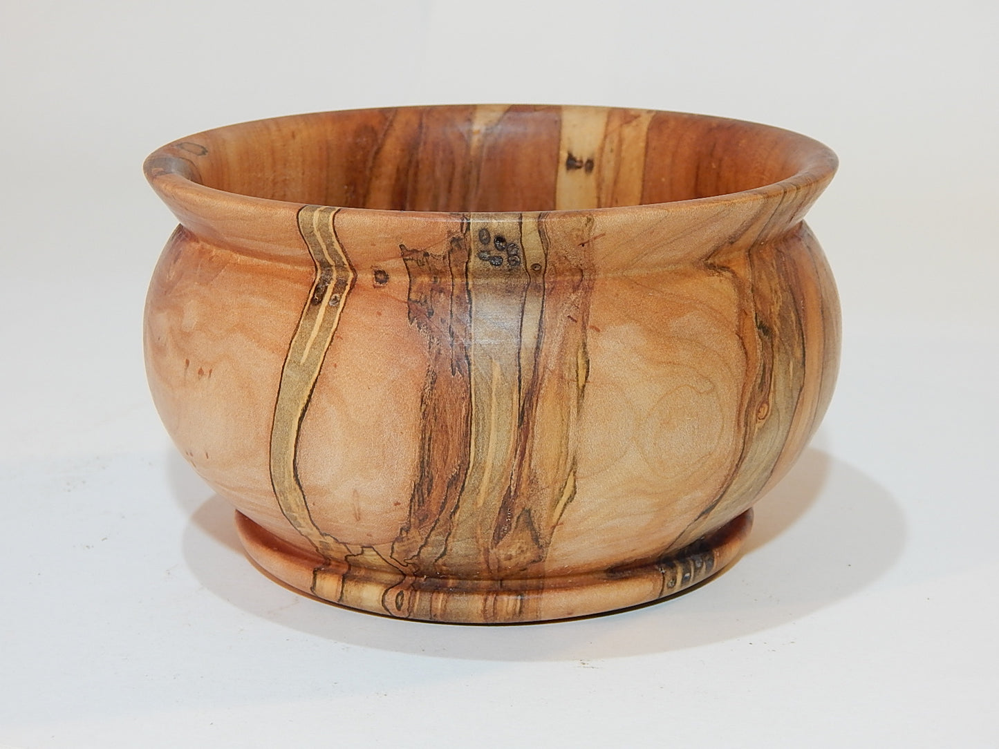 Maple Bowl, Handmade Lathe Turned Box, Artisan Crafted