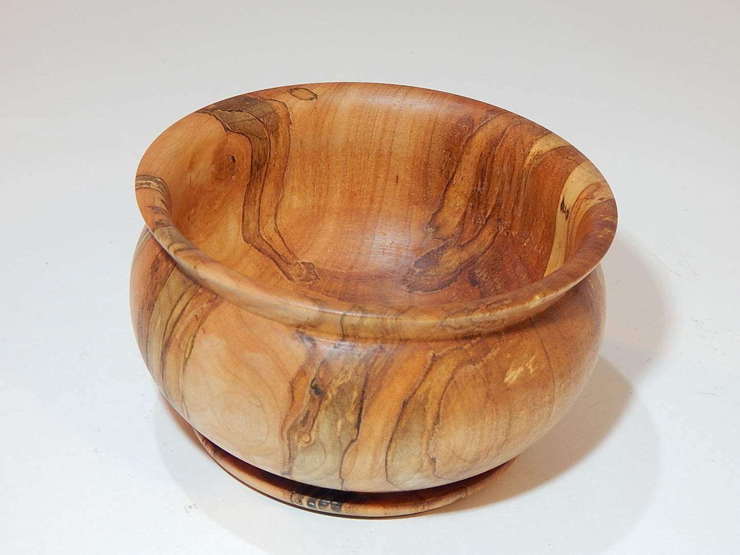 Maple Bowl, Handmade Lathe Turned Box, Artisan Crafted
