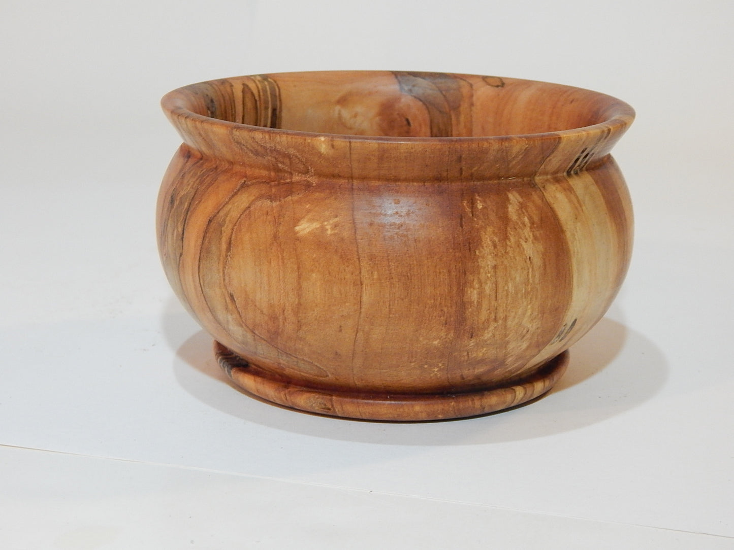 Maple Bowl, Handmade Lathe Turned Box, Artisan Crafted