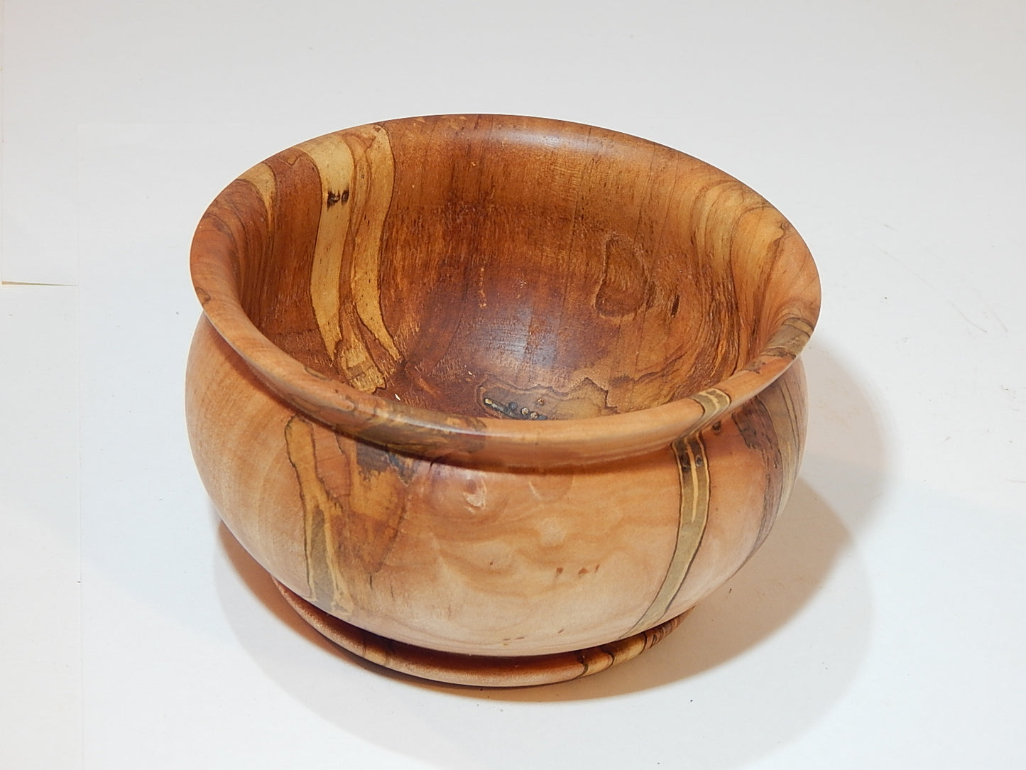 Maple Bowl, Handmade Lathe Turned Box, Artisan Crafted