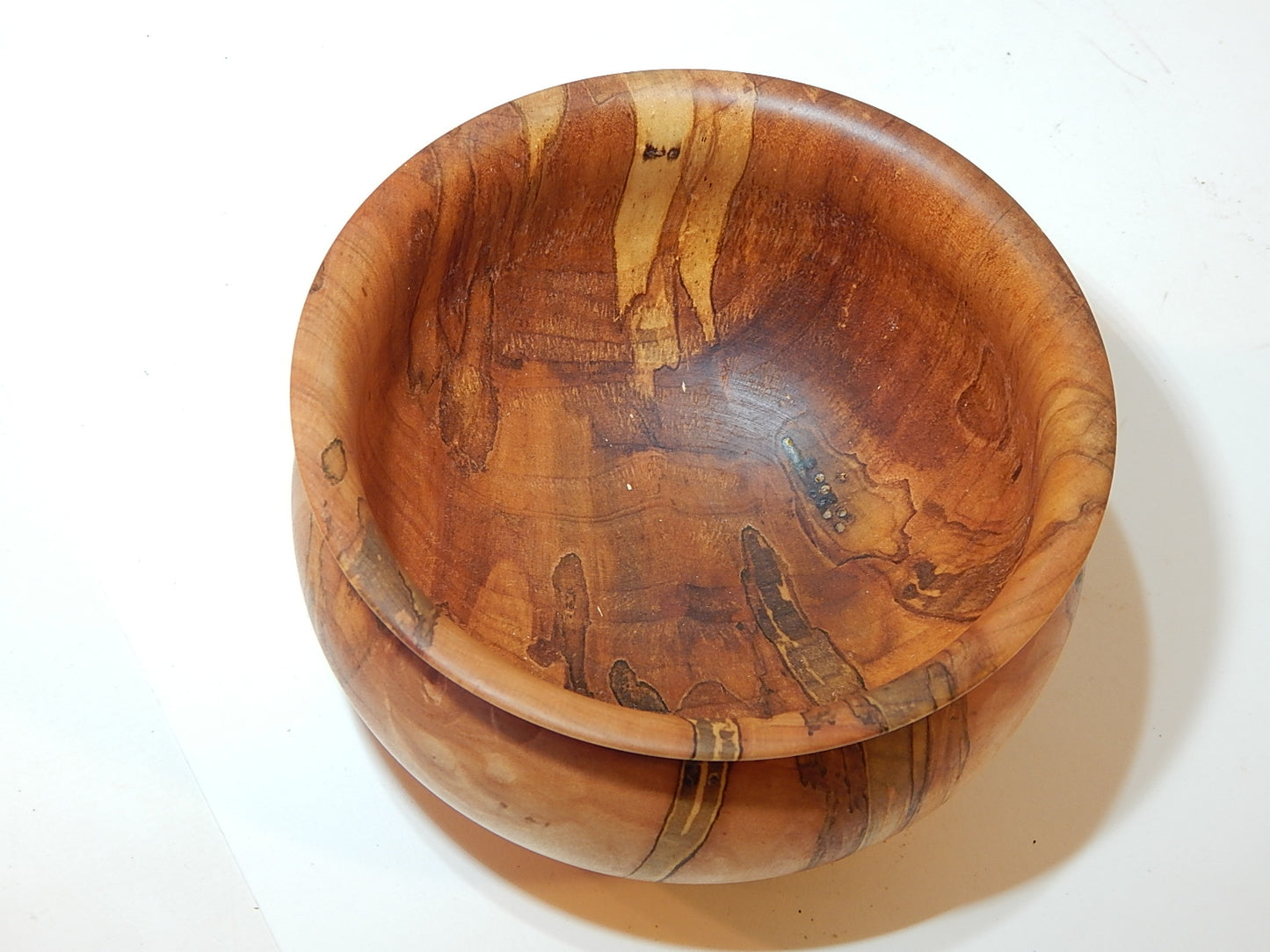 Maple Bowl, Handmade Lathe Turned Box, Artisan Crafted
