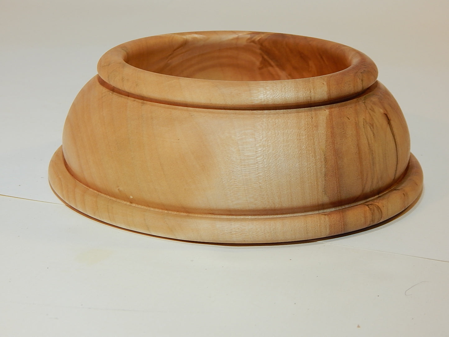 Maple Bowl, Handmade Lathe Turned Box, Artisan Crafted